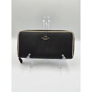 Coach Black and Gold Women's Wallet